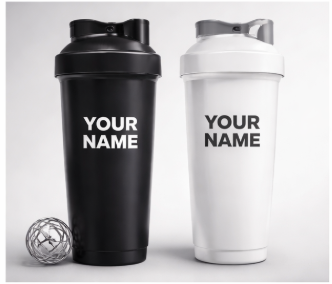 Custom Protein Shaker Bottle | Add Your Name/Design