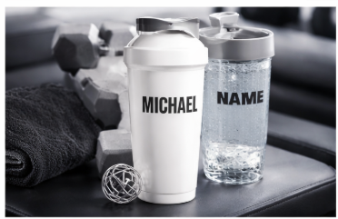 Custom Protein Shaker Bottle | Add Your Name/Design